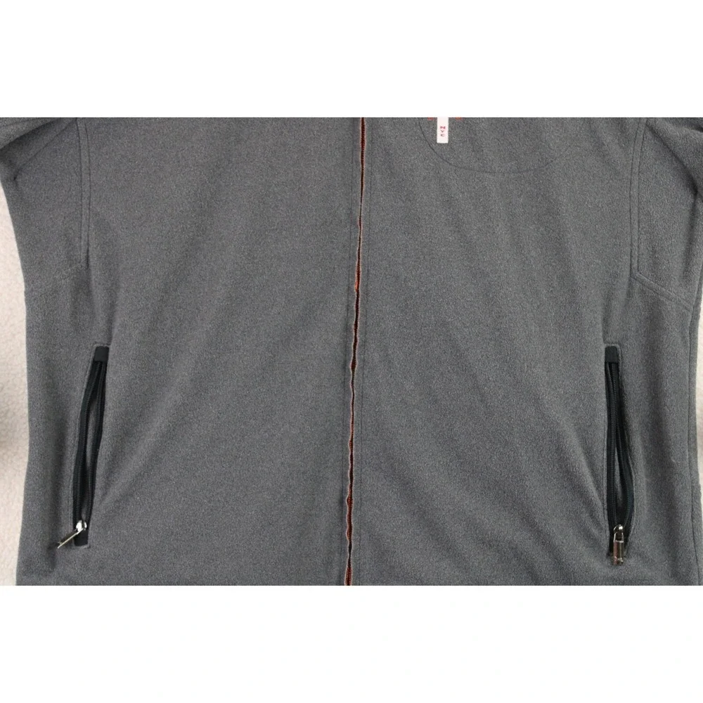 VTG Triple Five‎ Soul Mens Gray Fleece Full Zip Jacket Track Style Size XXL